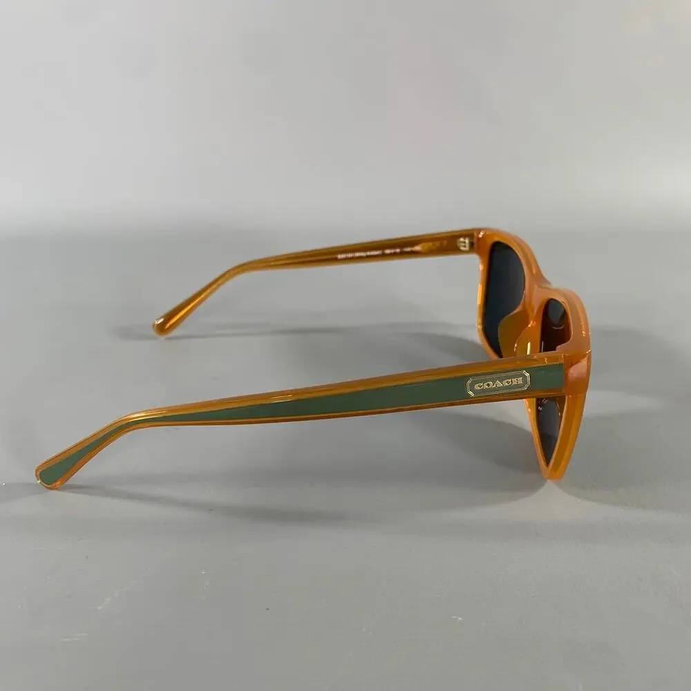 COACH Brown Logo Acetate Sunglasses & Eyewear
